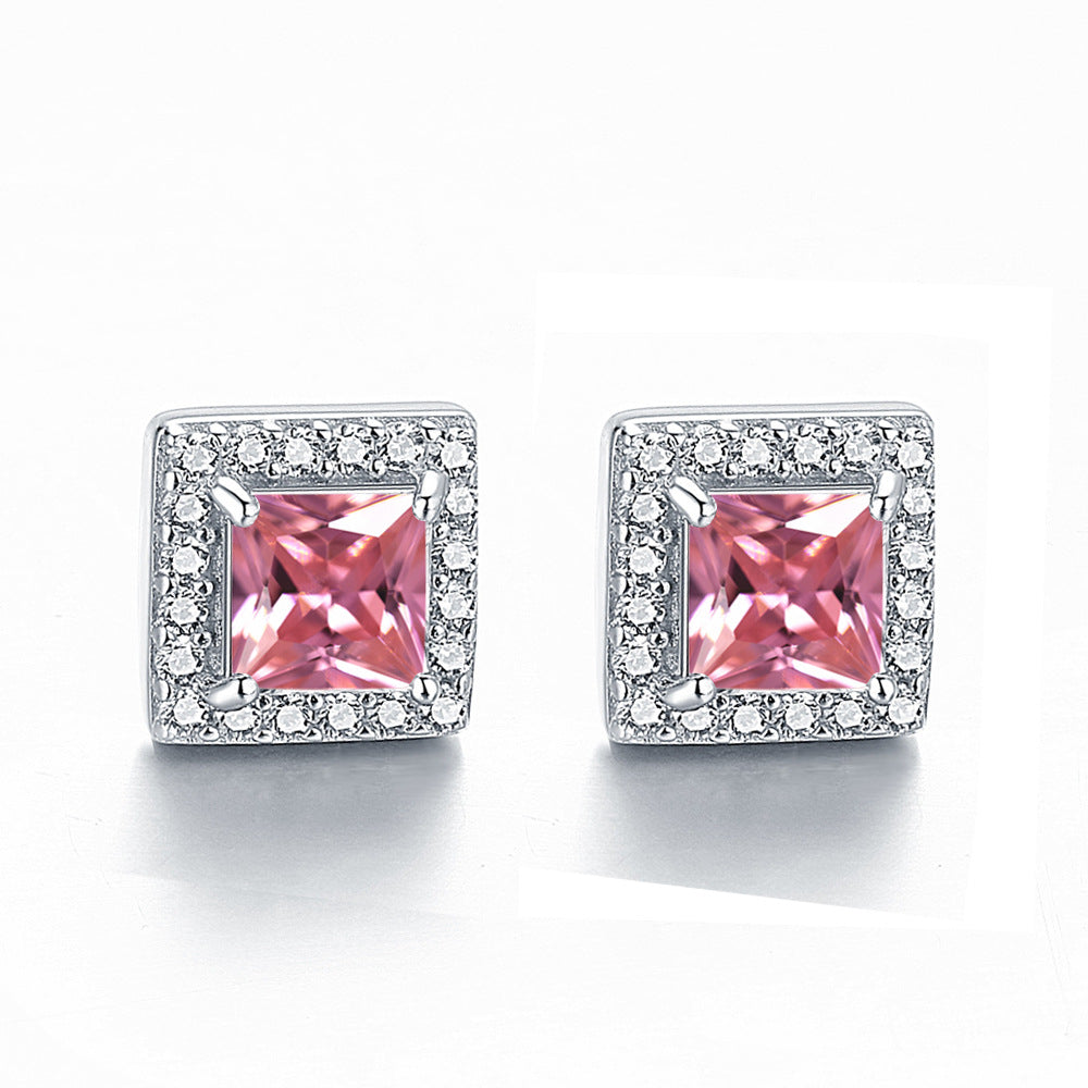 925 Silver Trendy Hearts & Arrows Studs