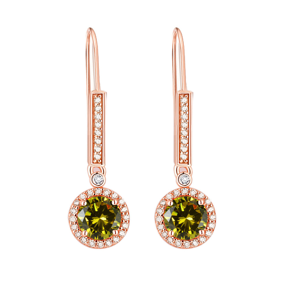 925 Silver Zirconia Drop Earrings