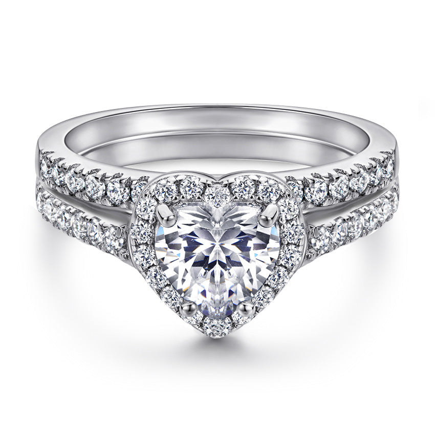 925 Silver Multi type CZ Ring