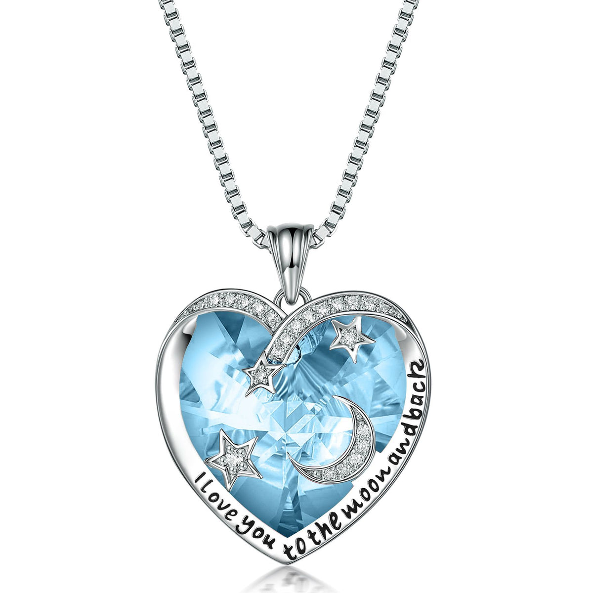 S925 Silver Emerald Heart Pendant Necklace
