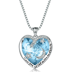 S925 Silver Emerald Heart Pendant Necklace