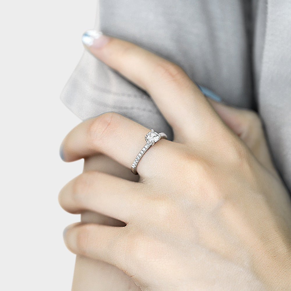 0.5ct Diamond Ring - Minimalist Solitaire