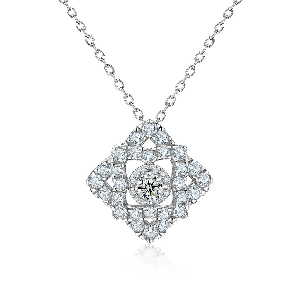 925 Silver HW Diamond Necklace