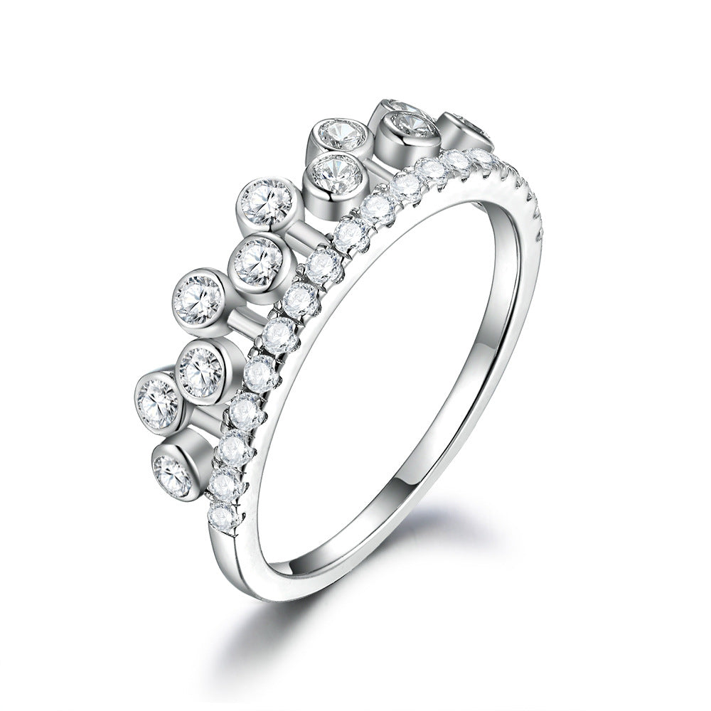 925 Silver Butterfly Pavé Band