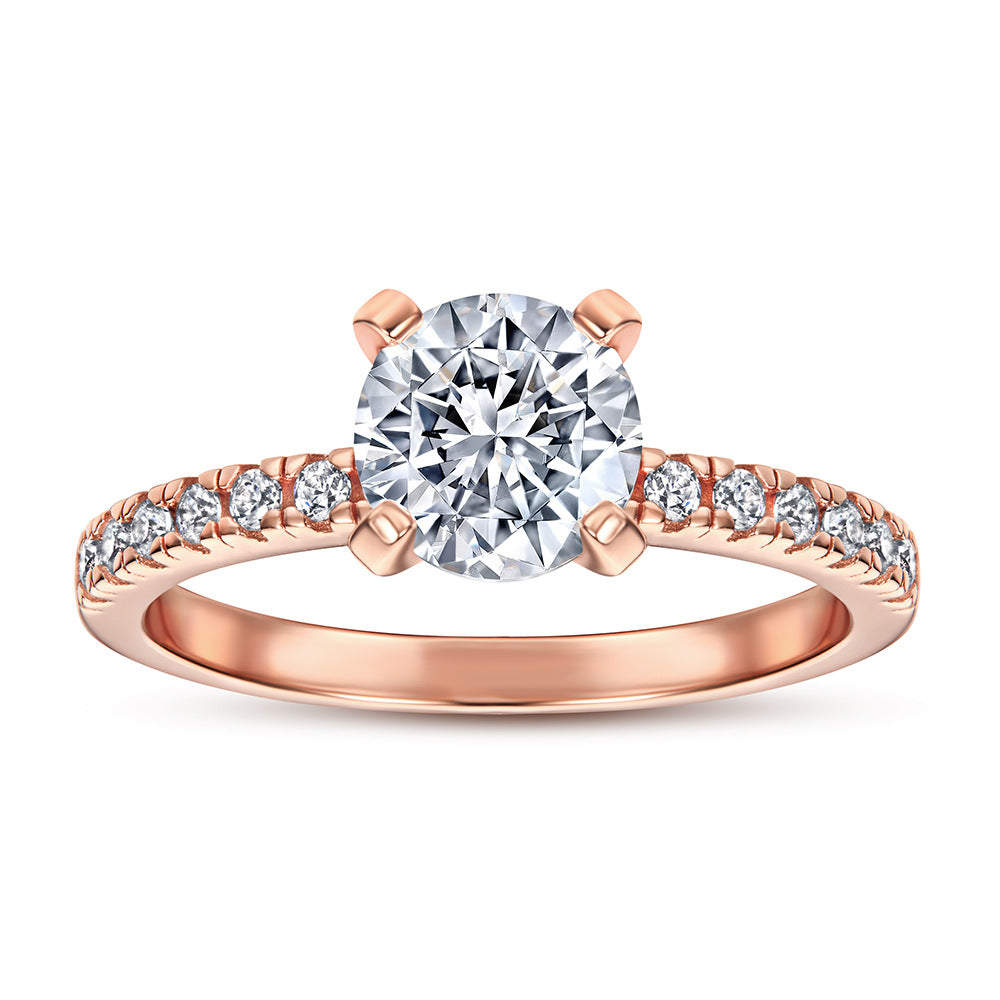1.2ct S925 Silver CZ Statement Ring