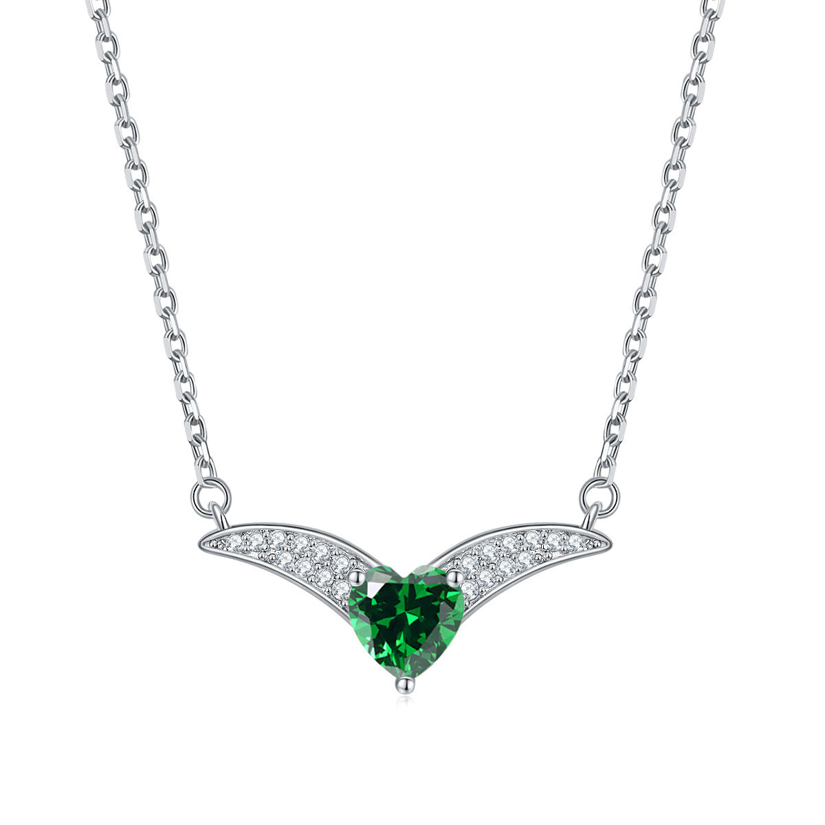 S925 Silver Heart Zodiac Necklace