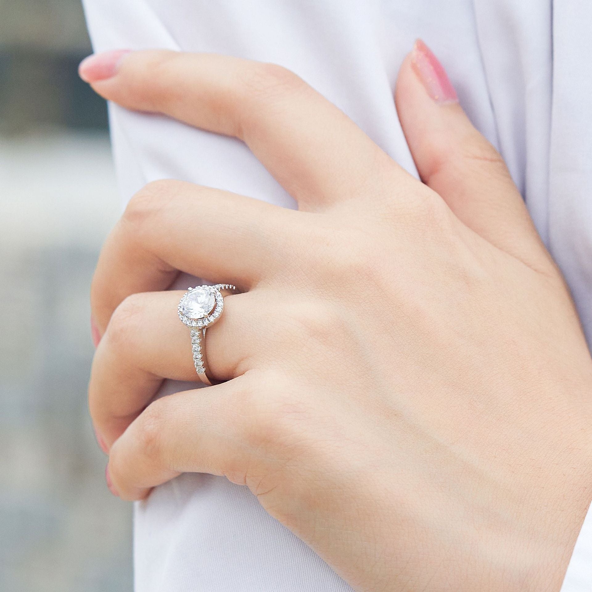 925 Silver 1.2ct Pavé Stack Ring
