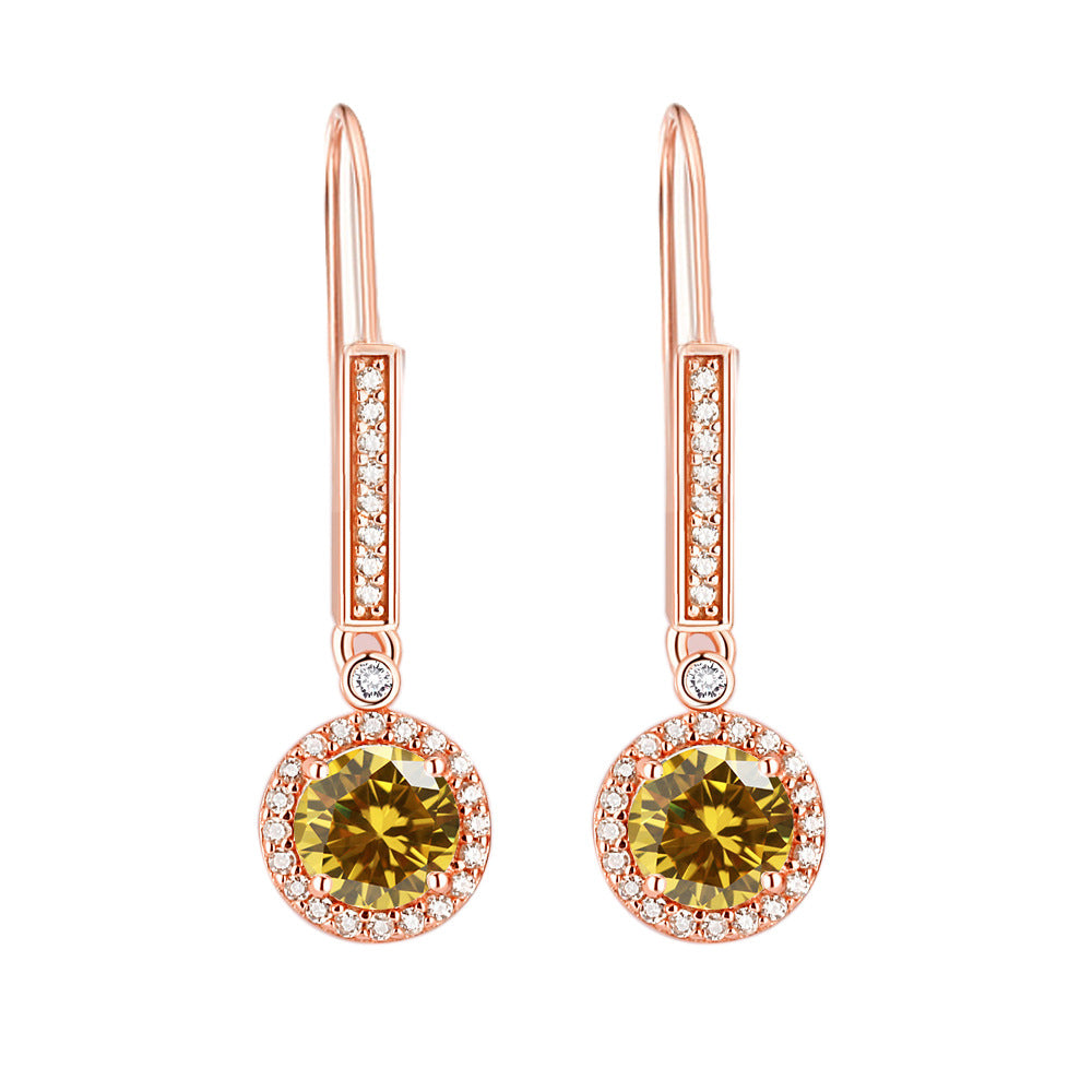 925 Silver Zirconia Drop Earrings