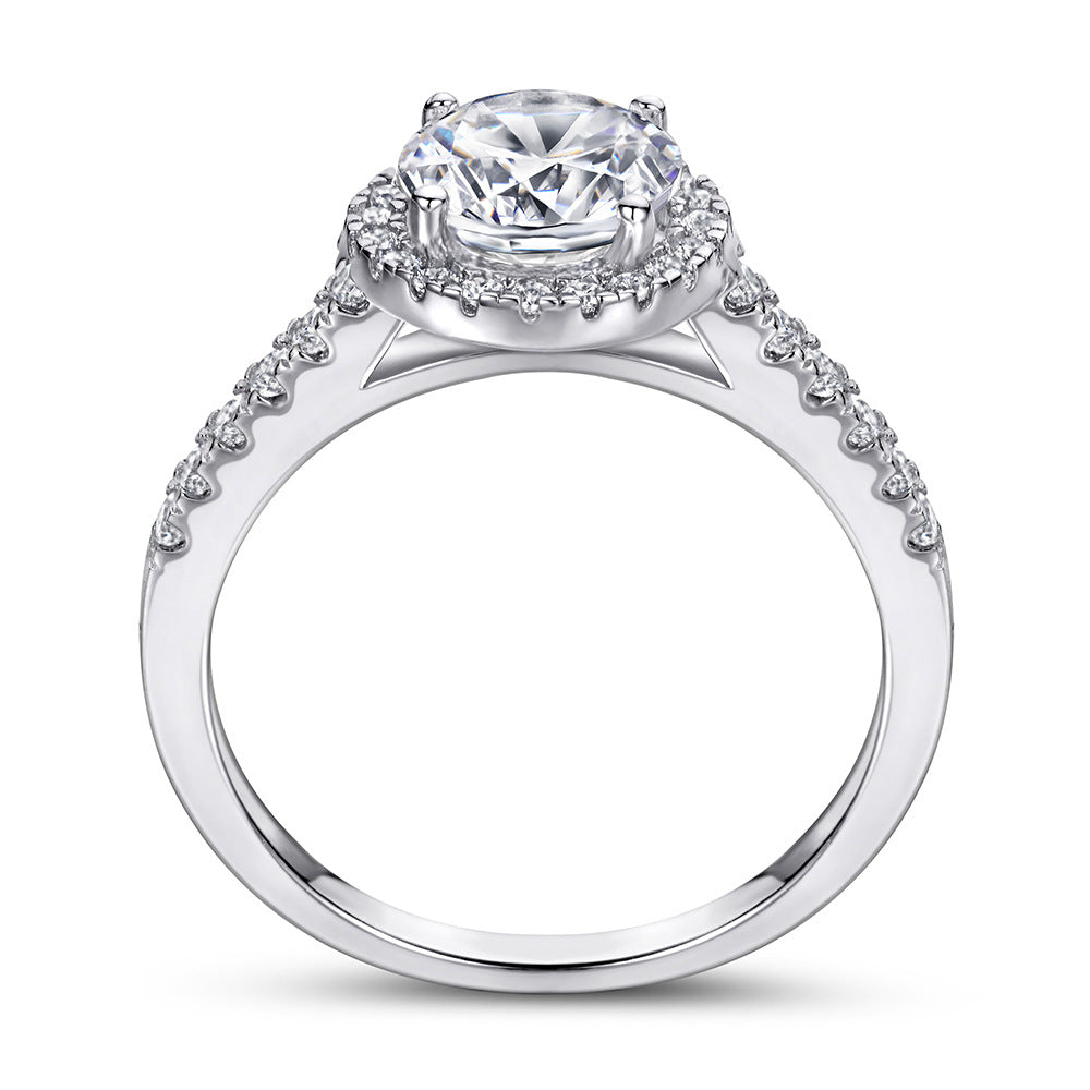 925 Silver 1.2ct Pavé Stack Ring