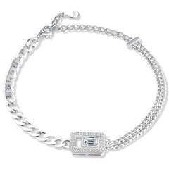 S925 Luxe Silver Bracelet - Designer Jewelry