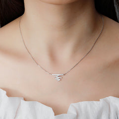 S925 Silver Designer Letter Choker Necklace