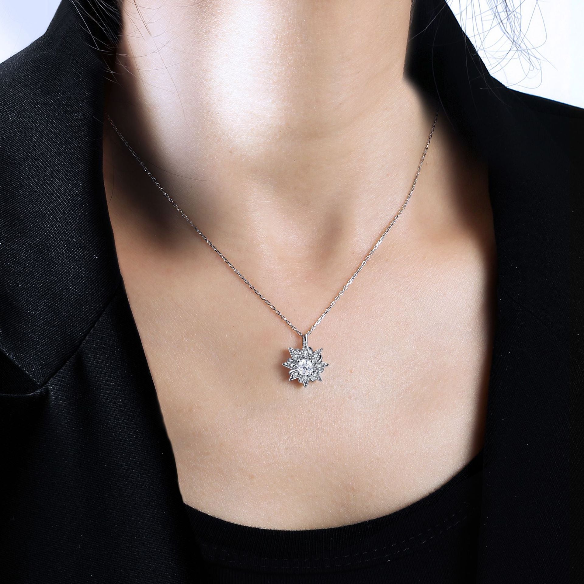 S925 Silver Versatile Pendant Necklace