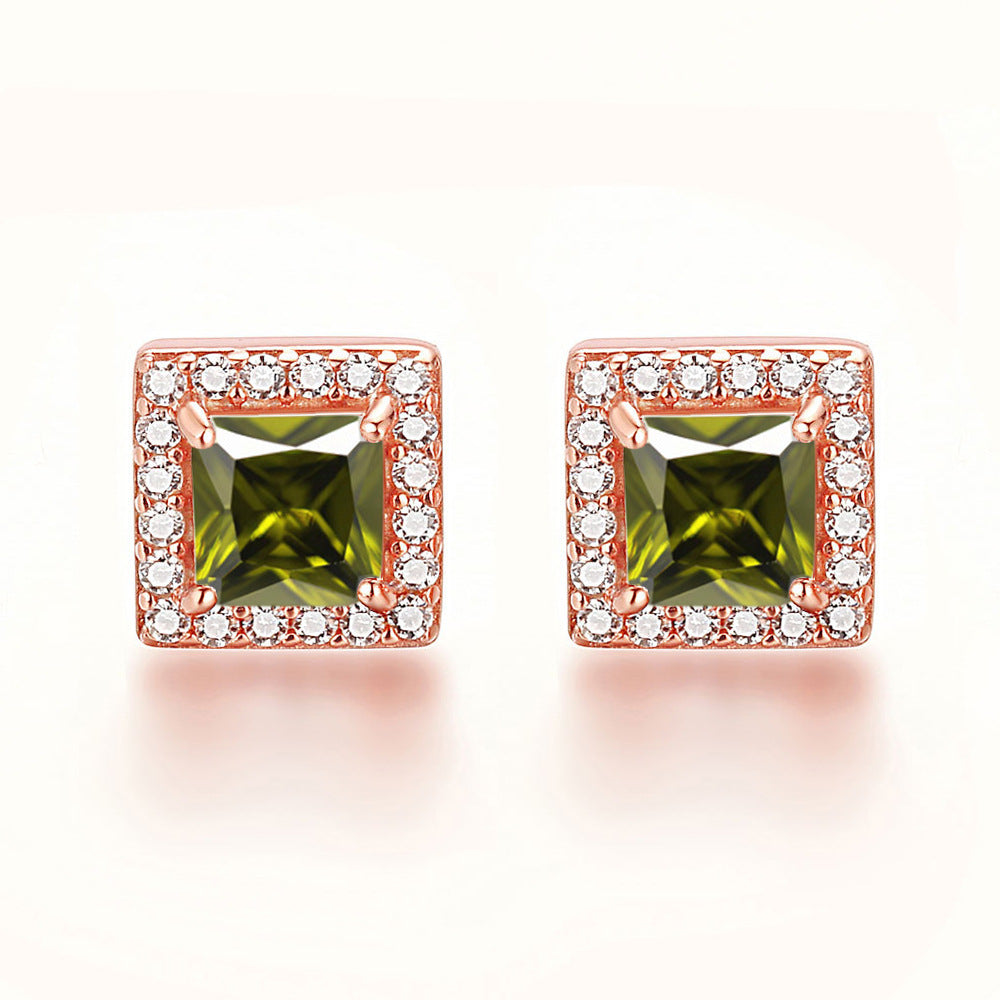 925 Silver Trendy Hearts & Arrows Studs