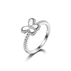 925 Silver Butterfly Ring Necklace Earrings Bracelet