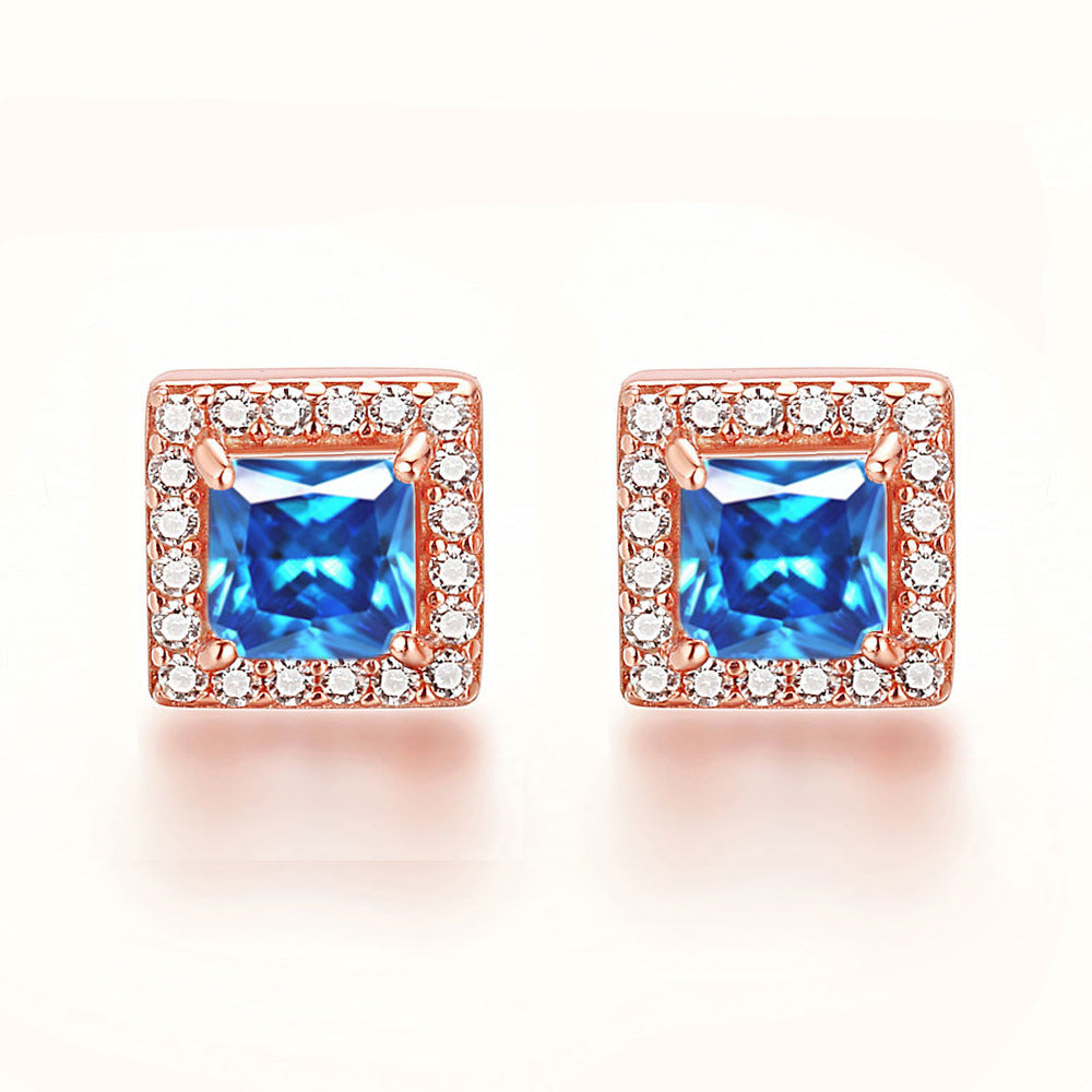 925 Silver Trendy Hearts & Arrows Studs
