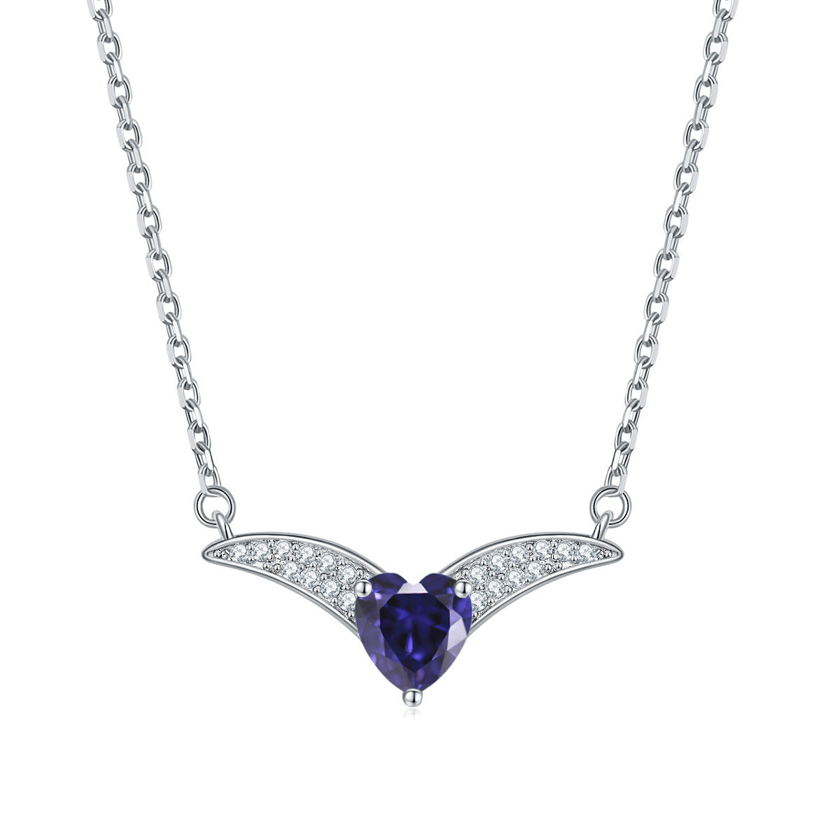 S925 Silver Heart Zodiac Necklace