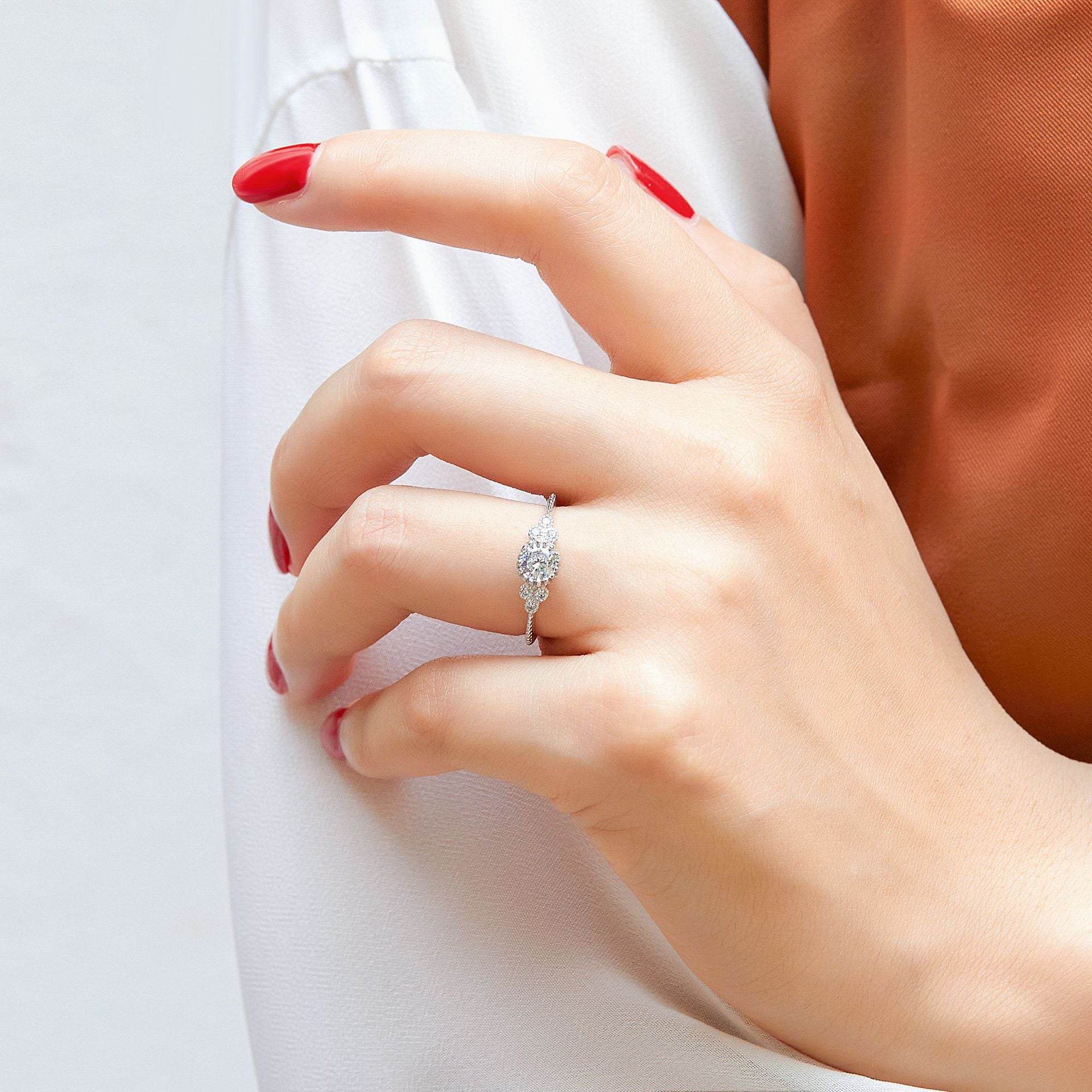 925 Silver Wedding Zirconia Ring