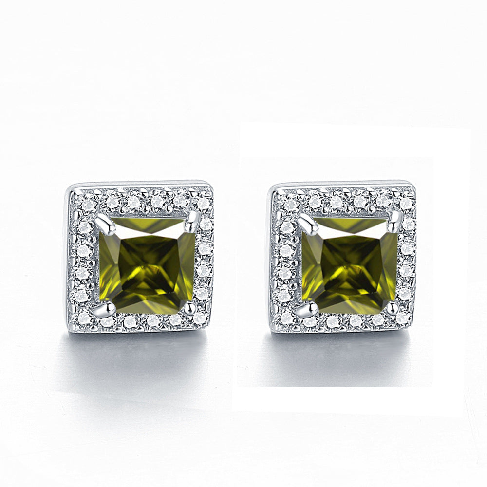 925 Silver Trendy Hearts & Arrows Studs