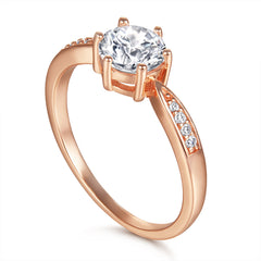925 Silver 1ct Solitaire Wedding Band