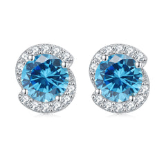 925 Silver Sapphire-Like Zirconia