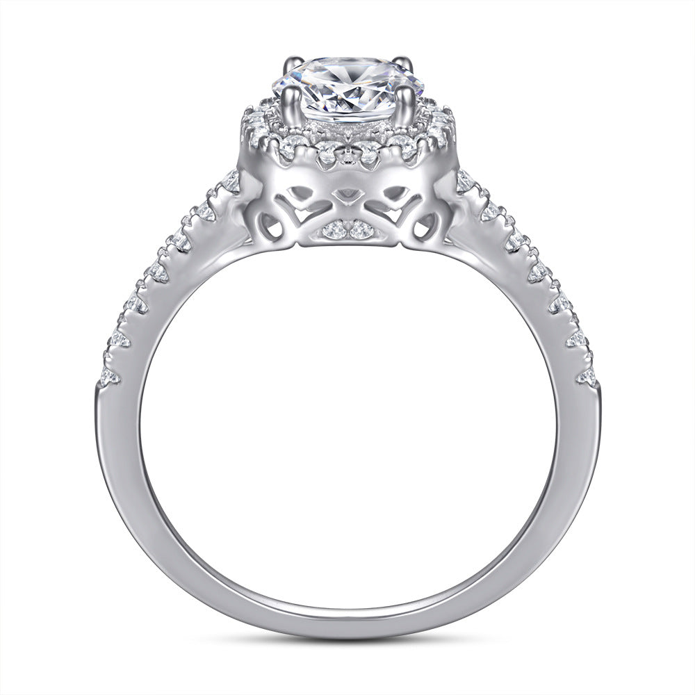 925 Silver Minimalist Statement Ring