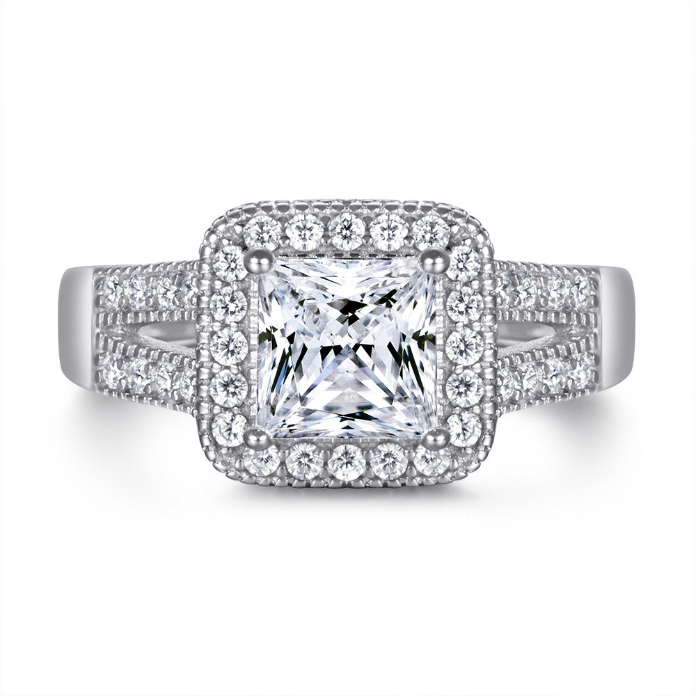925 Silver Multi Type CZ Ring Set