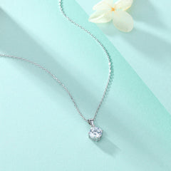 S925 Silver Zircon Diamond Necklace