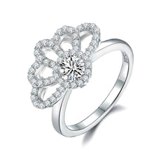 925 Silver Crown Ring Necklace Earrings Bracelet