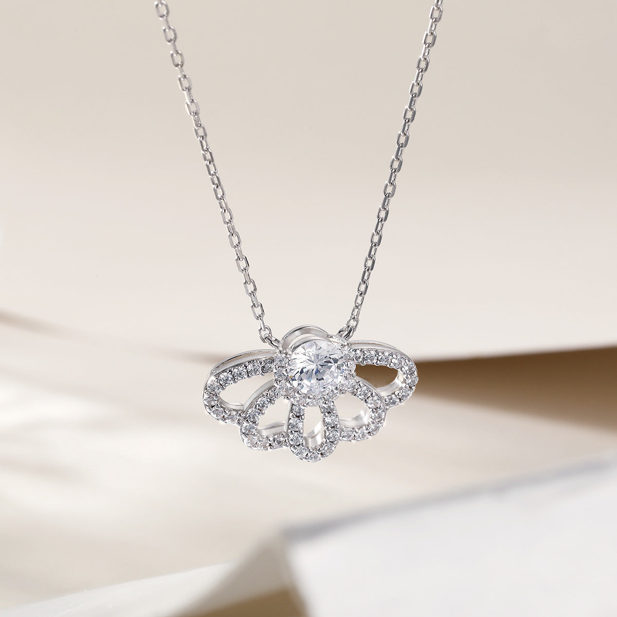 925 Silver Crown Ring Necklace Earrings Bracelet