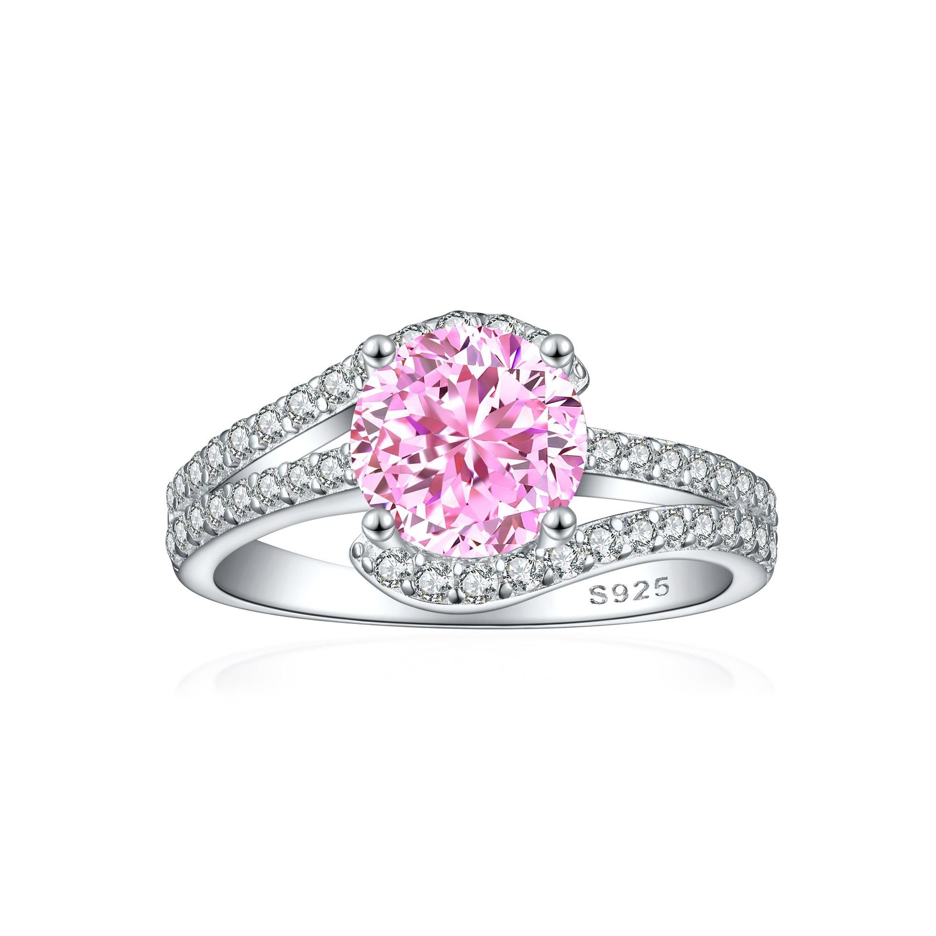 925 Silver 2ct Premium Ice Cut Ring