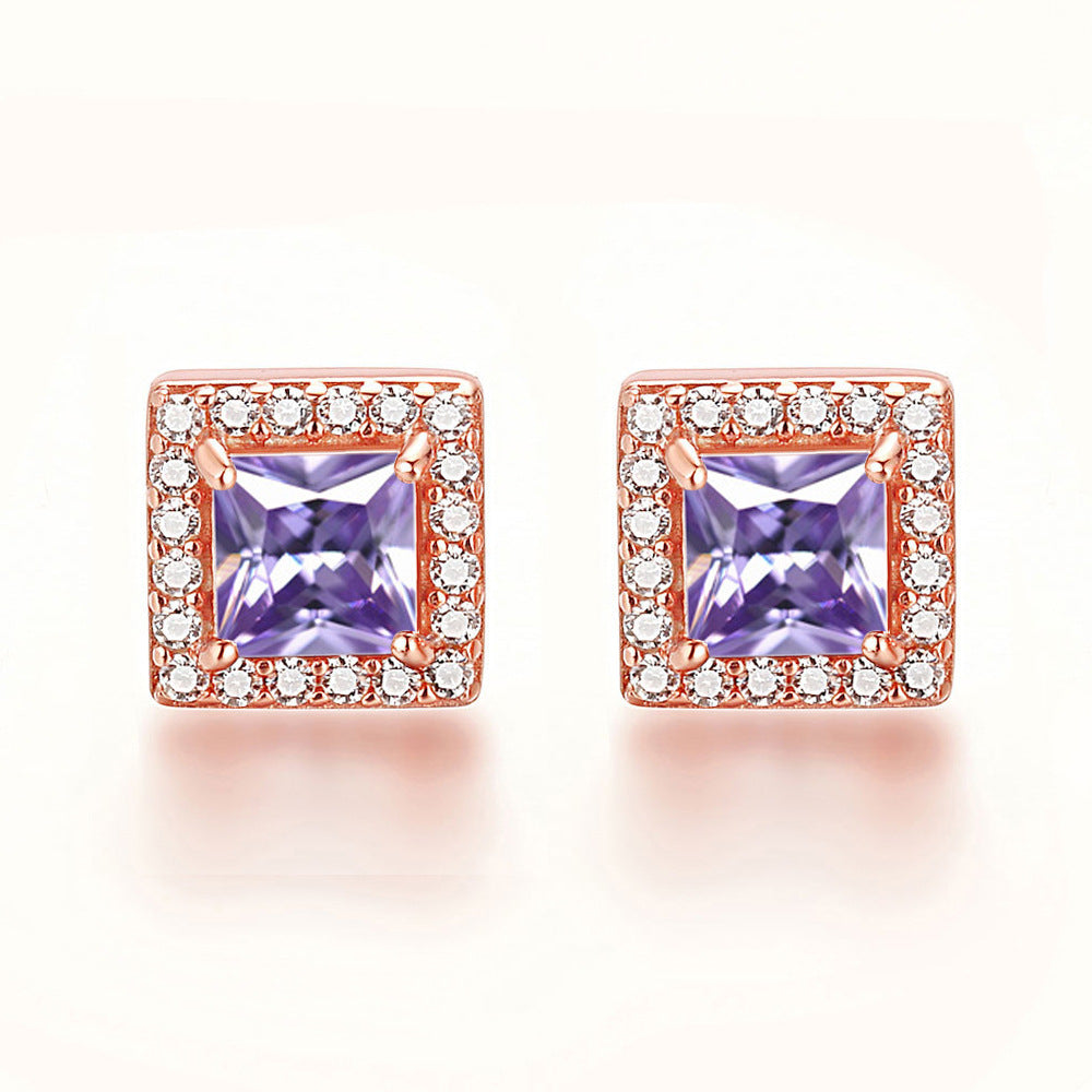 925 Silver Trendy Hearts & Arrows Studs