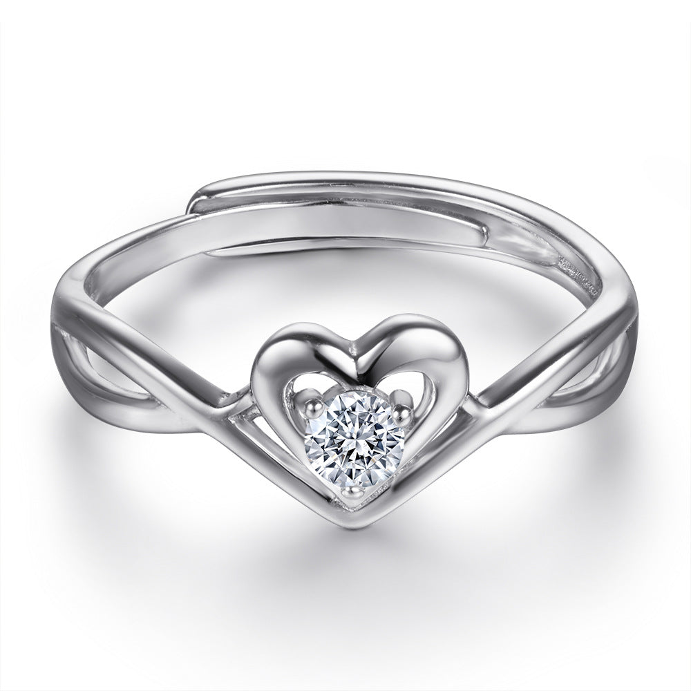 925 Silver Multi type CZ Ring