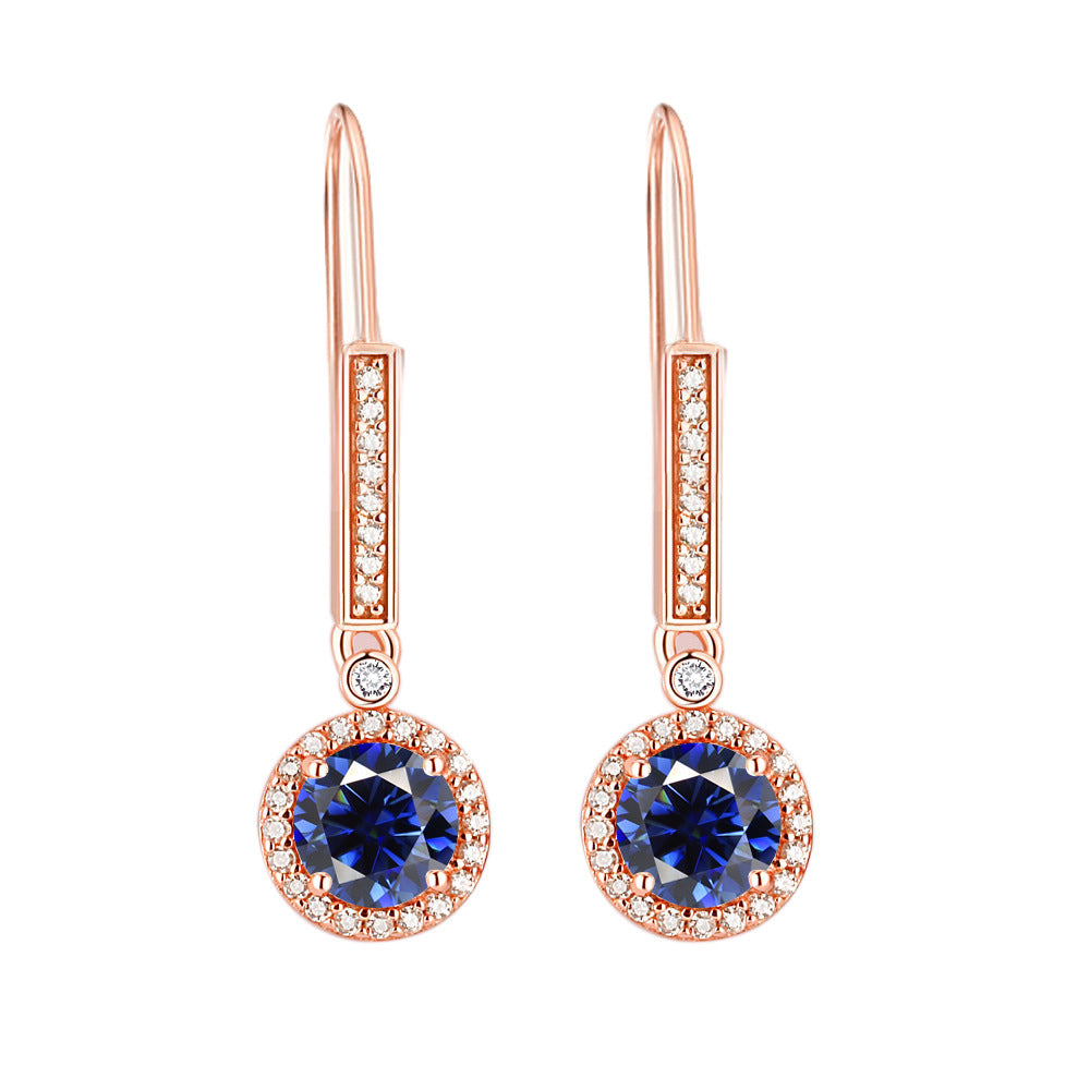 925 Silver Zirconia Drop Earrings