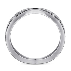 925 Silver Starry Full Pavé Band