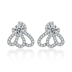 925 Silver Crown Ring Necklace Earrings Bracelet