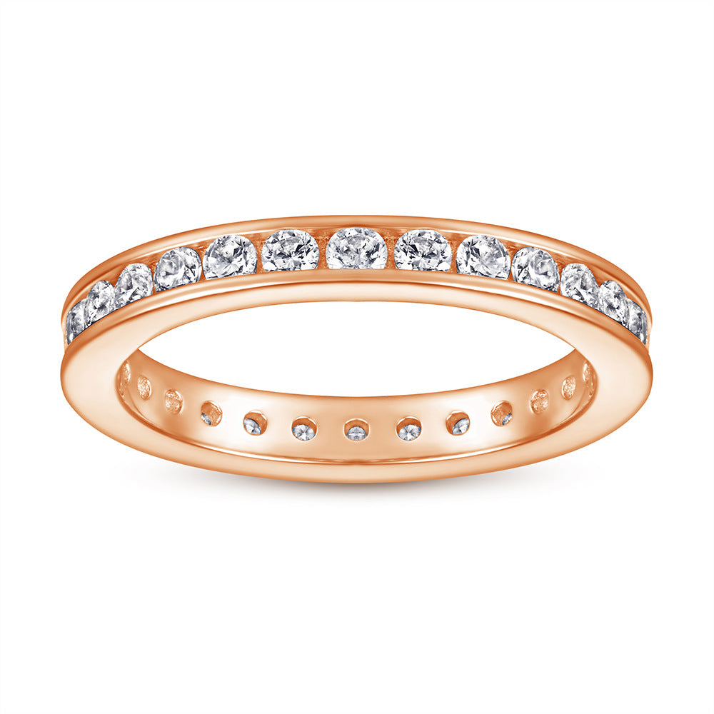 925 Silver Starry Full Eternity Band