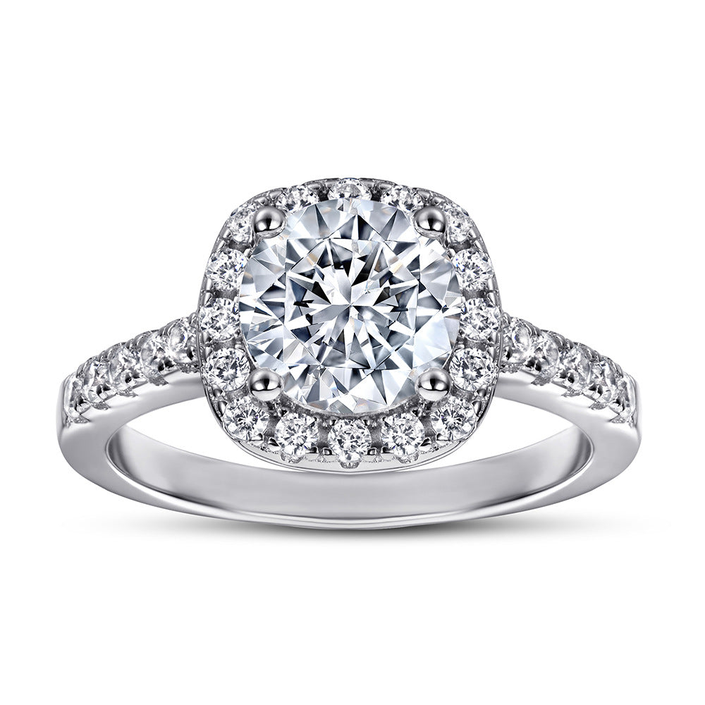 S925 Silver CZ Full Eternity Ring