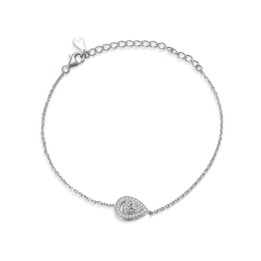 925 Silver Ring Necklace Earrings Bracelet Set
