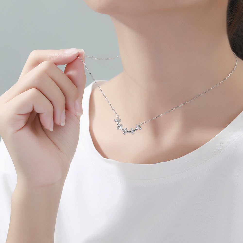 925 Silver Cartier Style Ring Earrings Necklace