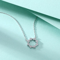 S925 Silver Star & Sunflower Necklace