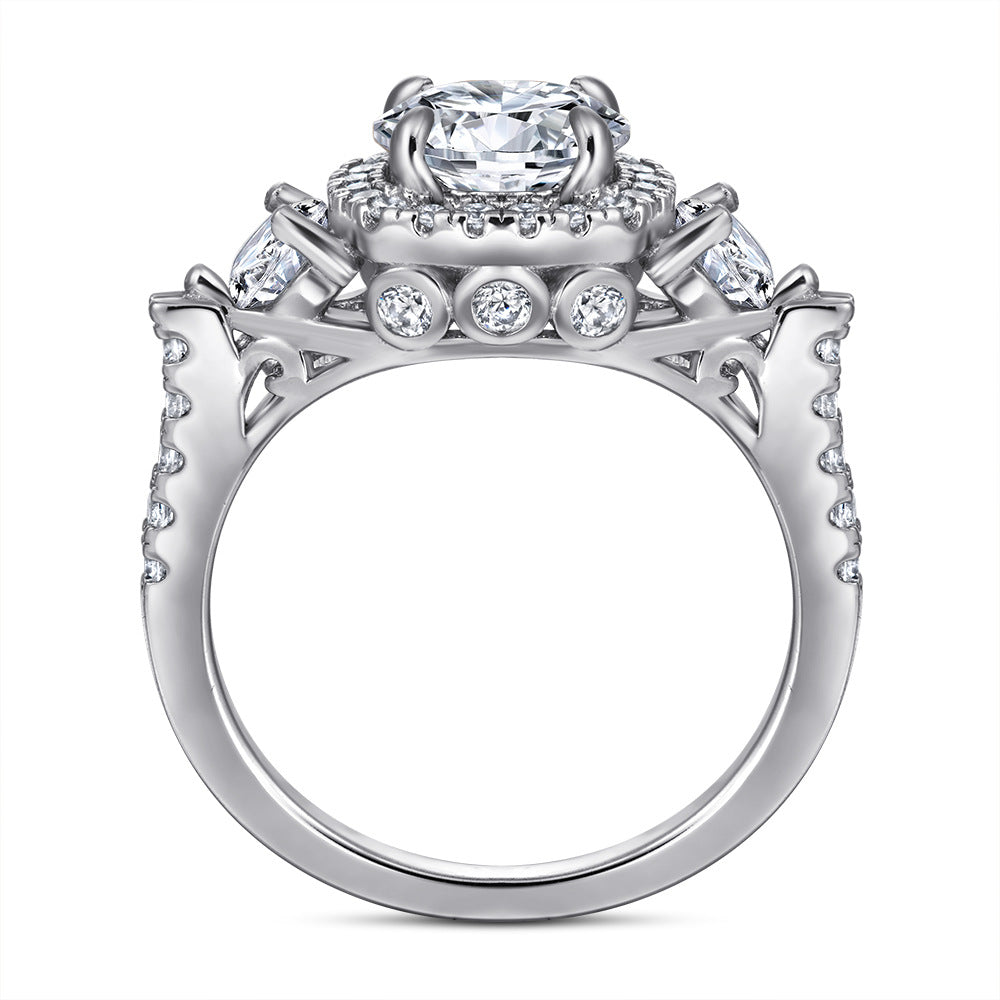 925 Silver Diamond-Like Solitaire