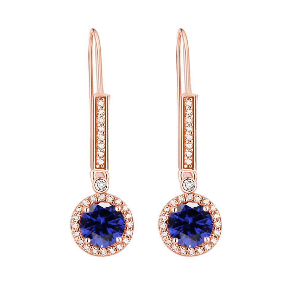 925 Silver Zirconia Drop Earrings