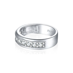 S925 Men's Wide Band Ring - Premium Sterling Silver