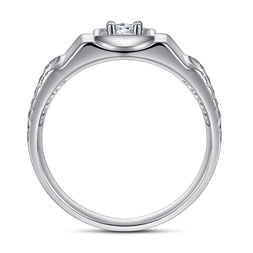 S925 Men's Statement Ring - Premium Craftsmanship