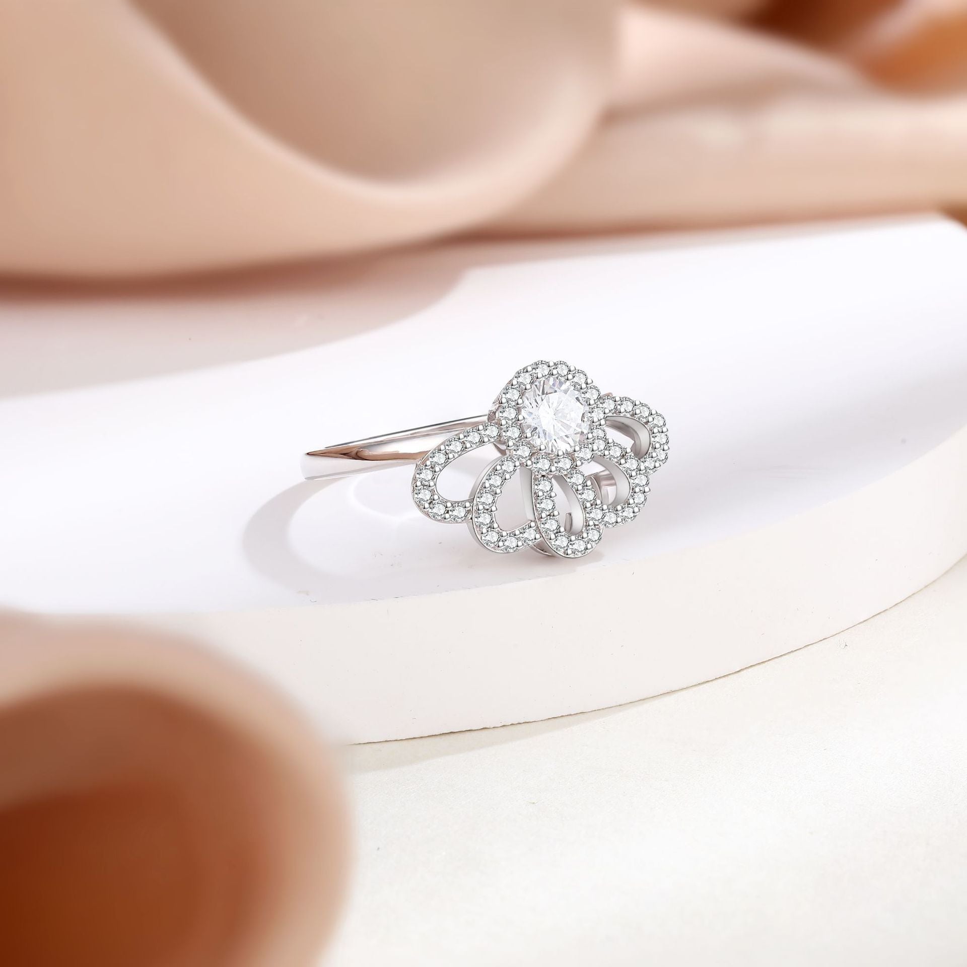 925 Silver Crown Ring Necklace Earrings Bracelet