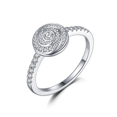 925 Silver Ring Earrings Necklace Bracelet Set