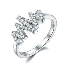 925 Silver Ring Necklace Earrings Bracelet