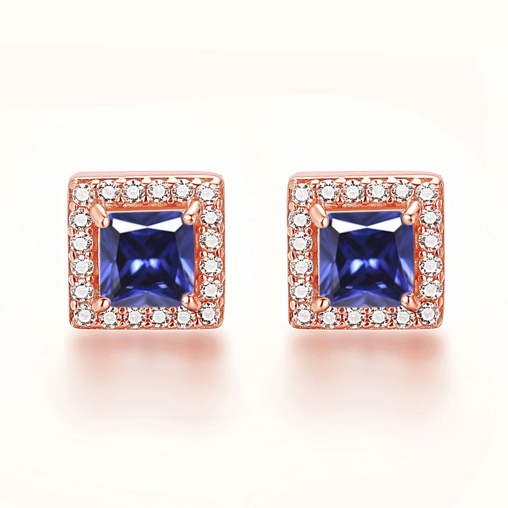 925 Silver Trendy Hearts & Arrows Studs