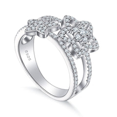 925 Silver Star Ring Necklace Earrings Bracelet