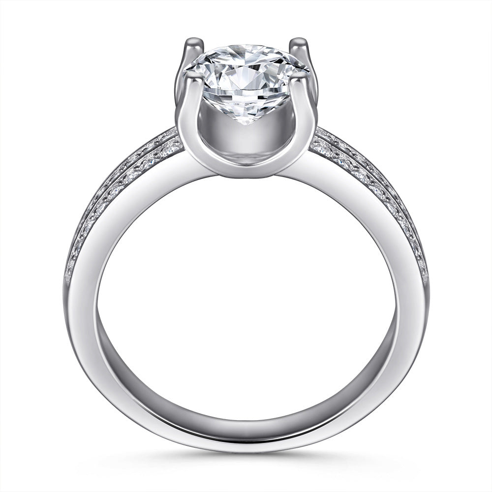 925 Silver Bull Head Design Ring
